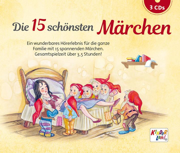 Actual product image The 15 most beautiful fairy tales told by Elmar Gunsch, 3 parts (German)