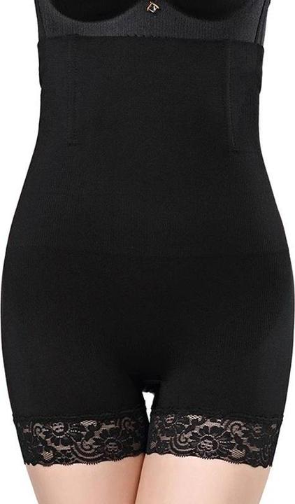 Produktbild JTI Shapewear-Shorts, hohe Taille, Spitze - Schwarz - XL/XXL (L, XL)