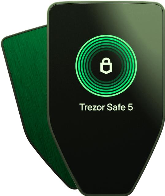 Actual product image Trezor Safe 5 - Green Beryl (Bitcoin, Others, Dogecoin, Ethereum Classic)