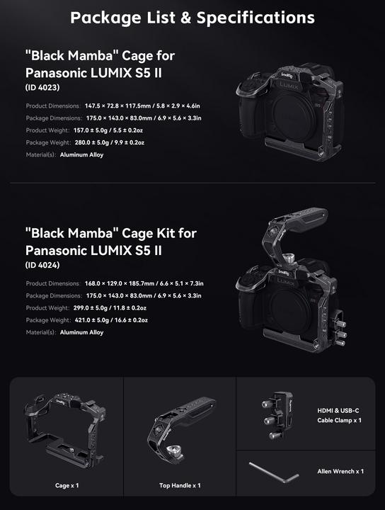 Image du produit SmallRig Panasonic S5 (Cage)