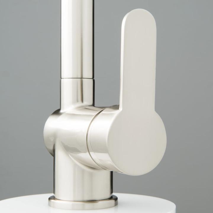 Actual product image Schütte Kitchen tap LONDON sink mixer stainless steel look Pull-out swivelling 79705