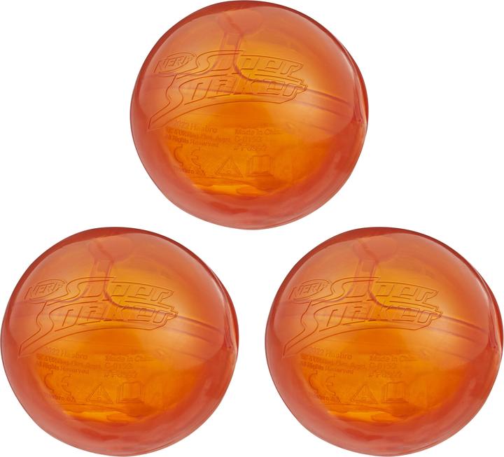 Nerf Super Soaker Hydro Balls 3-pack, reusable, water-fillable balls. (3x)