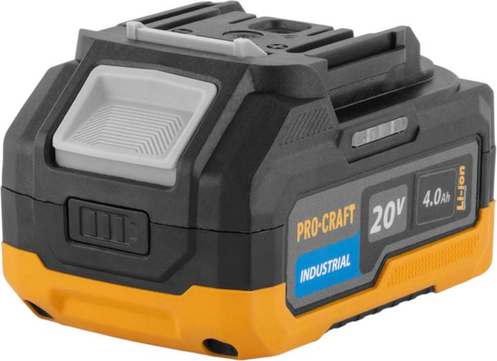 Procraft 20/4 Industrial Akku 20 V 4,0 Ah / 4000 mAh Li-ion mit Ladestandsanzeige (20 V)
