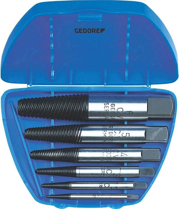 Gedore 8551-66 Schraubenausdreher-Satz 6-teilig M3-M24