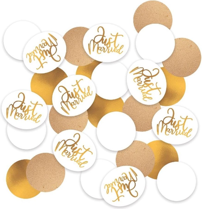 Produktbild Amscan Konfetti mit Ausschnitten Hochzeit Papier / Folie