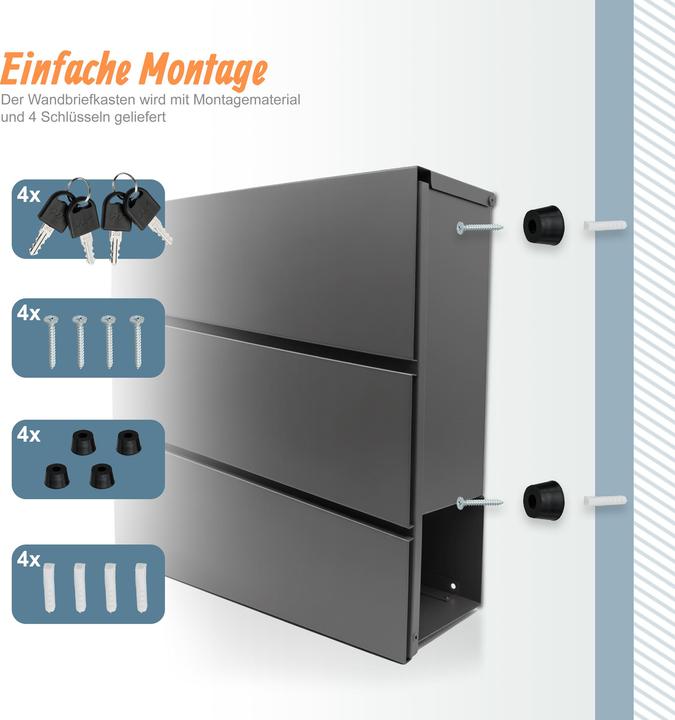 Image du produit Relaxdays boîte aux lettres