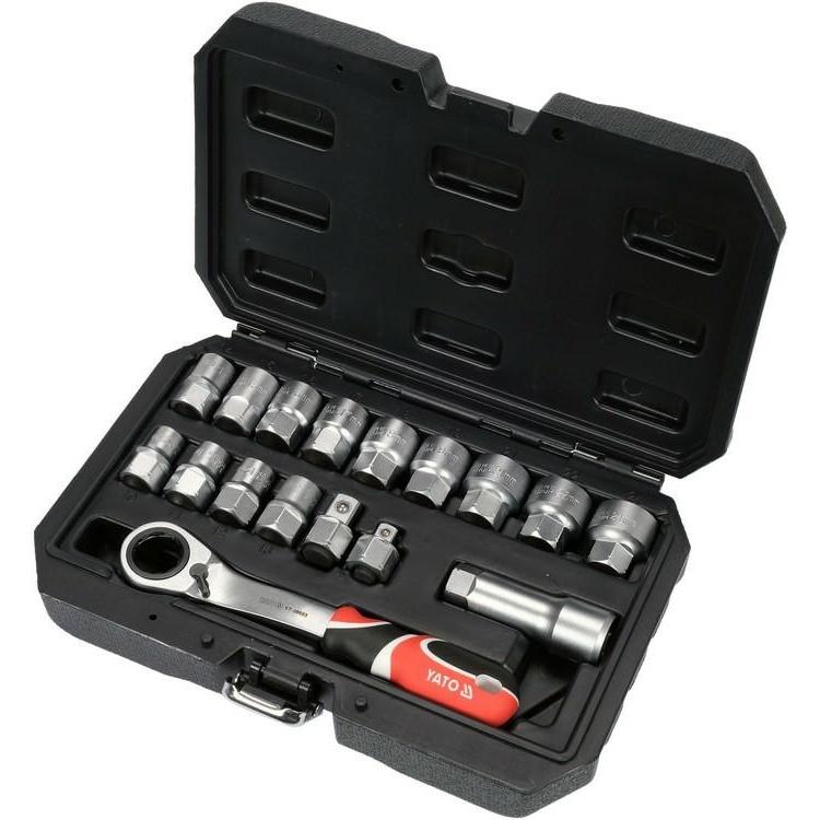 Thumbnail - Toya, Multi-Tool, ZESTAW KLUCZY PRZELOTOWYCH 17el 3/8"/1/2" SPLINE