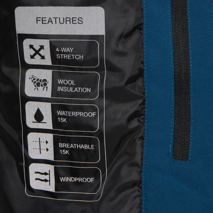 Produktbild Stoic Kid's MountainWool VallrunSt. Ski Jacket (92)