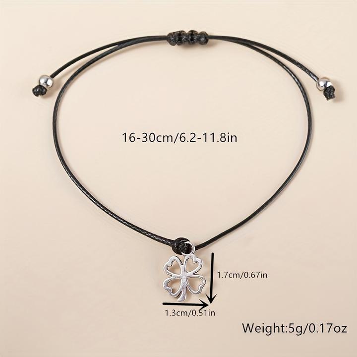 Produktbild PhoneLook Universalarmband Kleeblatt Make a Wish mit kordel (Kunstleder)