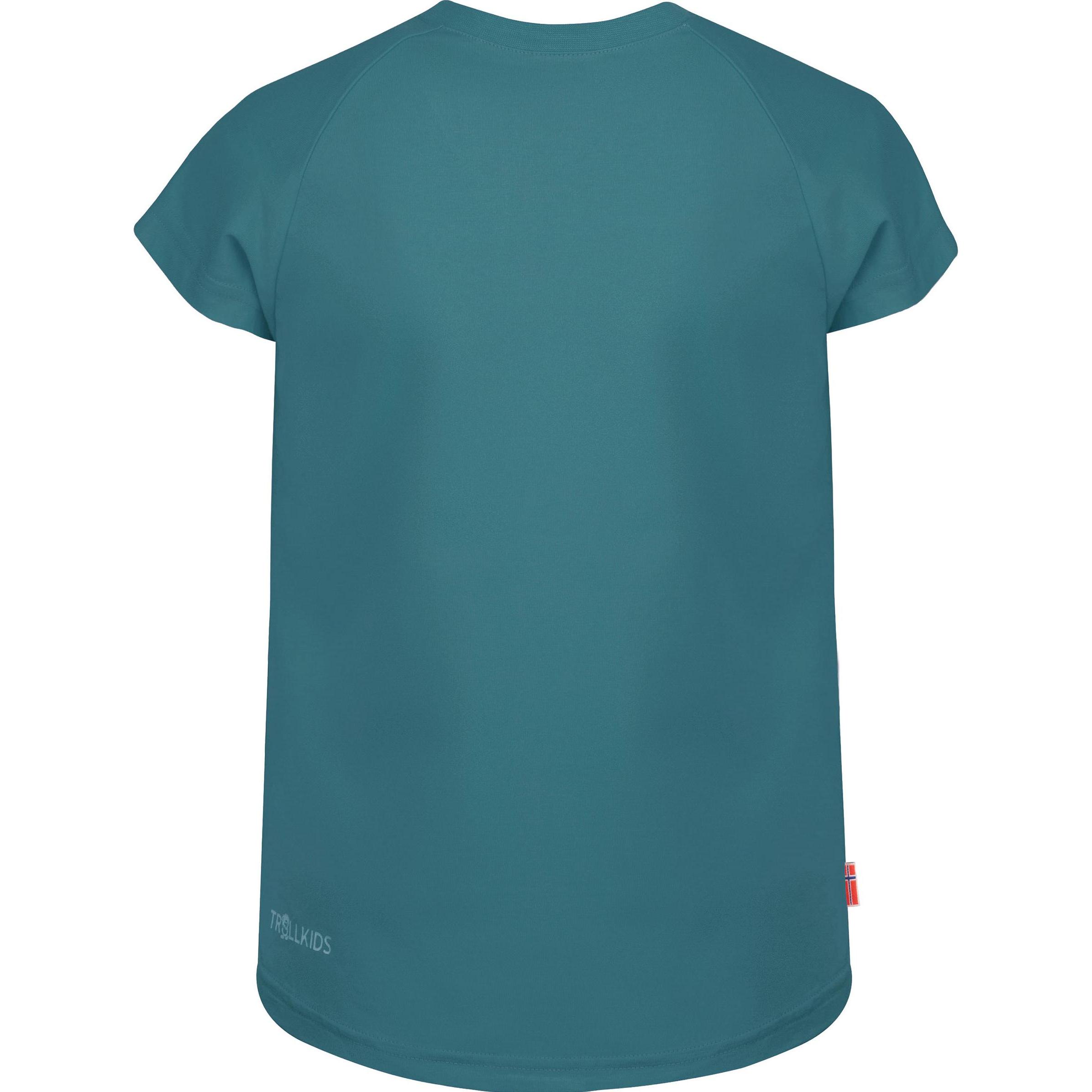 Thumbnail - Trollkids, Unisex, Shirt, Bergen T-Shirt, Türkis, (164)