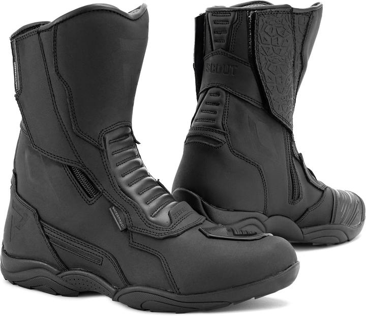 Immagine prodotto Rebelhorn Scout Black Matt Motorcycle Boots 45 (Uomini, 45)