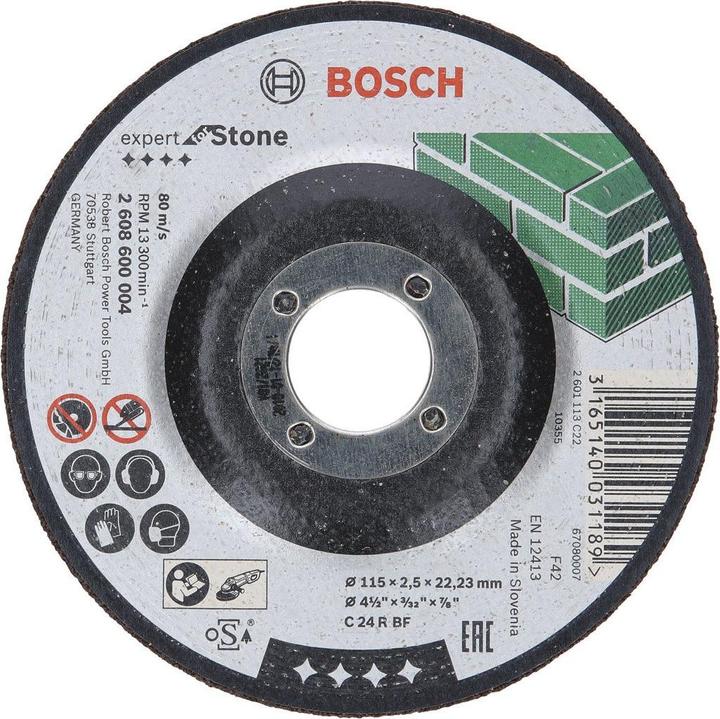 Produktbild Bosch Professional Zubehör Trennscheibe gekröpft Expert for Stone C 24 R BF, 115 mm, 2,5 mm