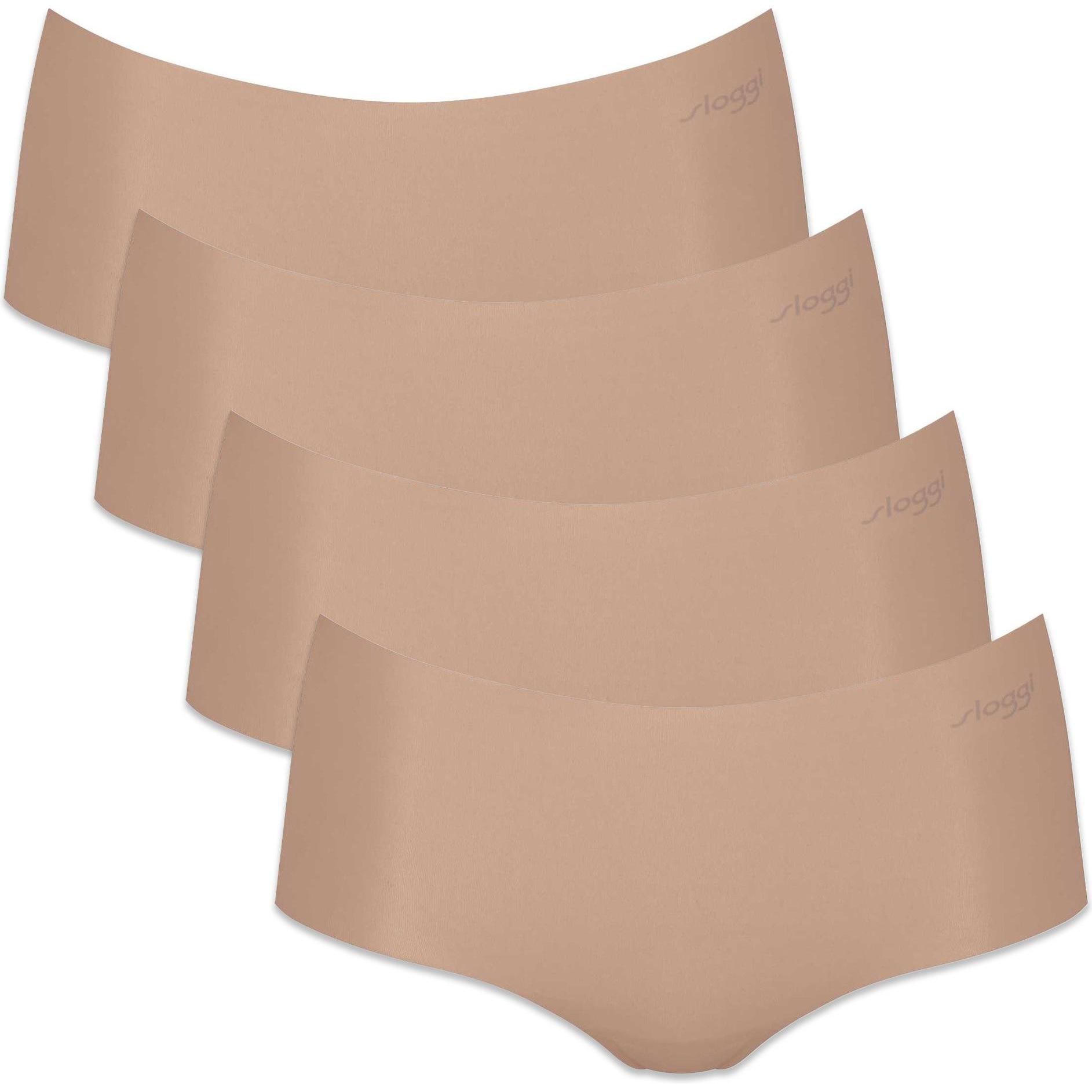 Sloggi, Damen, Unterhosen, Zero Microfiber Shorts 2.0, (M, 4er Pack)