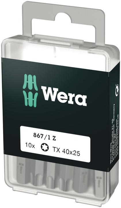 Produktbild Wera 867/1 Z TX 40 x 25 mm DIY-Box (Sechskant (hexagonal), Innensechsrund TX)