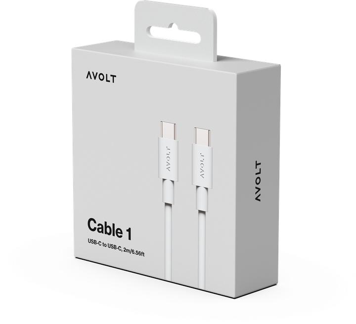 Image du produit Avolt USB C – USB C (2 m, USB 2.0, 100 W)