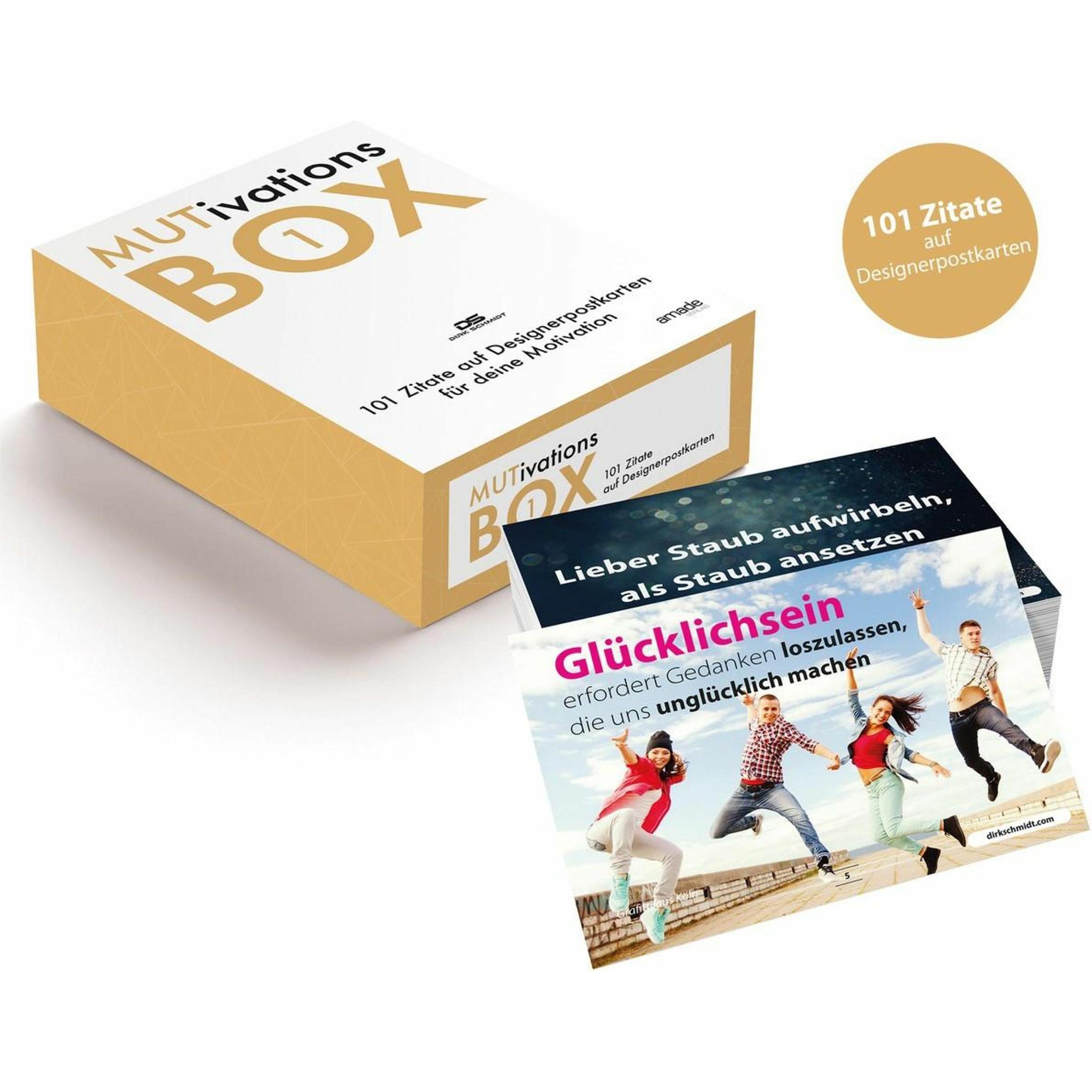 Amade MUTivationsbox - 101 Impulse für Ihre Motivation (1 Stk.) (K5 055116841)
