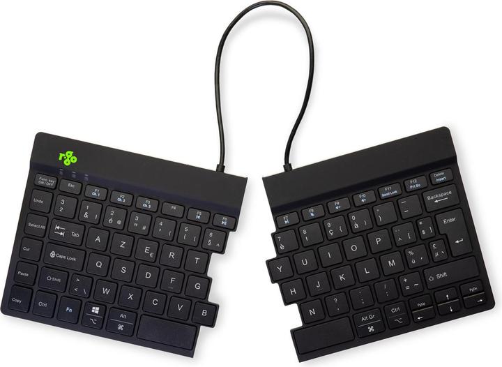 Immagine prodotto R-Go Tools Split R-Go Break, Mini, Bluetooth, Tasto con meccanismo a forbici, AZERTY, Nero (ESSERE, Senza fili)