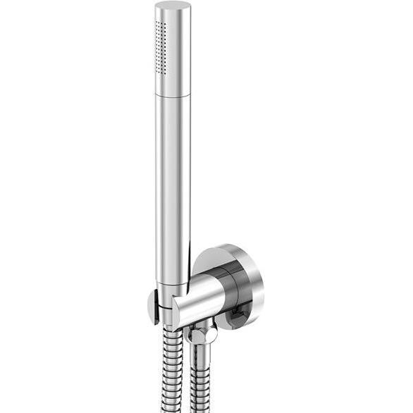 Thumbnail - Steinberg, Duschbrause, Serie 100 Handbrausengarnitur, mit integriertem Brauseanschlussbogen, Stabhandbrause, 1001 (1 St...