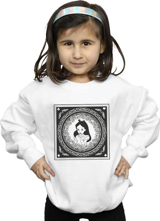 Actual product image Disney Girls Alice In Wonderland Box Sweatshirt (140, 146)