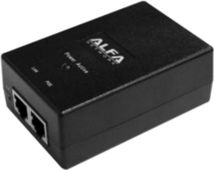 Immagine prodotto Alfa Network APOE48V-1G-EU - Adattatore PoE passivo 48 V, spina UE