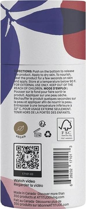 Immagine prodotto Attitude Nourishing Body Butter Bar Sandalwood 85mL (Crema corpo, 85 ml)