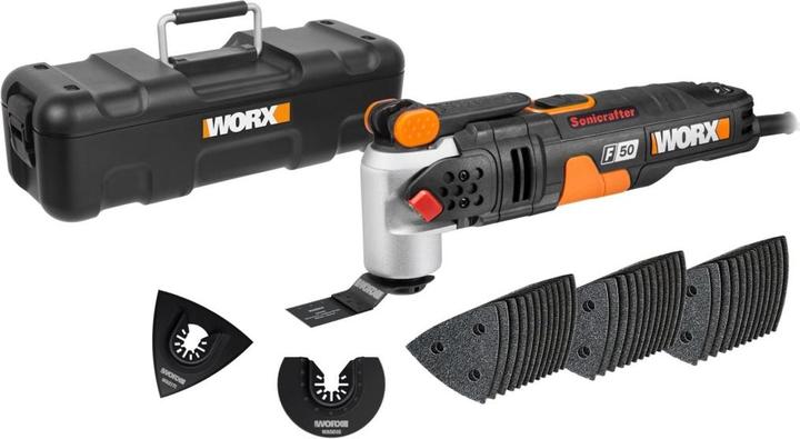 Produktbild Worx Multifunktionswerkzeug WX681 SoniCrafter 450 W inkl. 39-tlg Zubehr