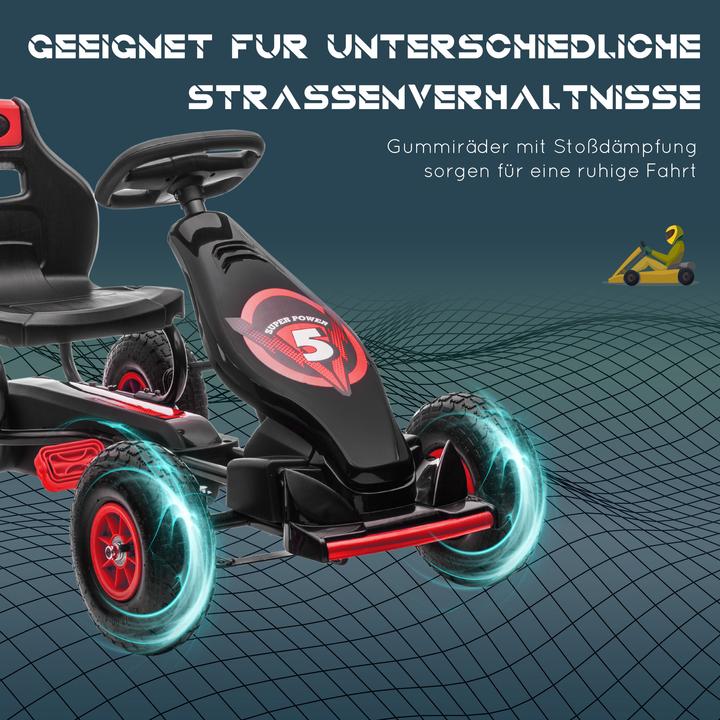 Image du produit Homcom Go Kart avec siège baquet réglable