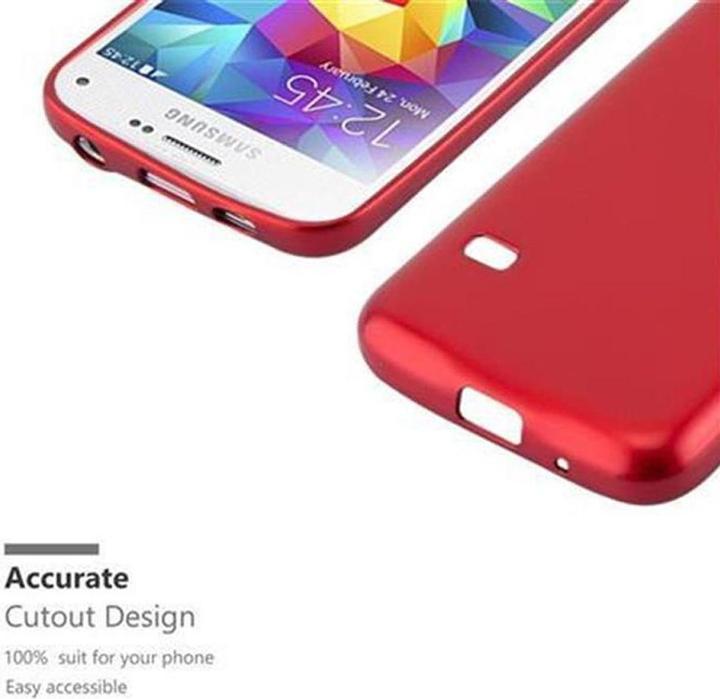 Actual product image Cadorabo TPU Matt Metallic Cover (Samsung Galaxy S5, Samsung Galaxy S5 Neo)