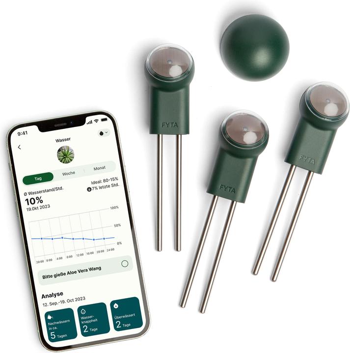 FYTA Sensore intelligente per piante d'appartamento (Tubo di gocciolamento + tubo di gocciolamento)