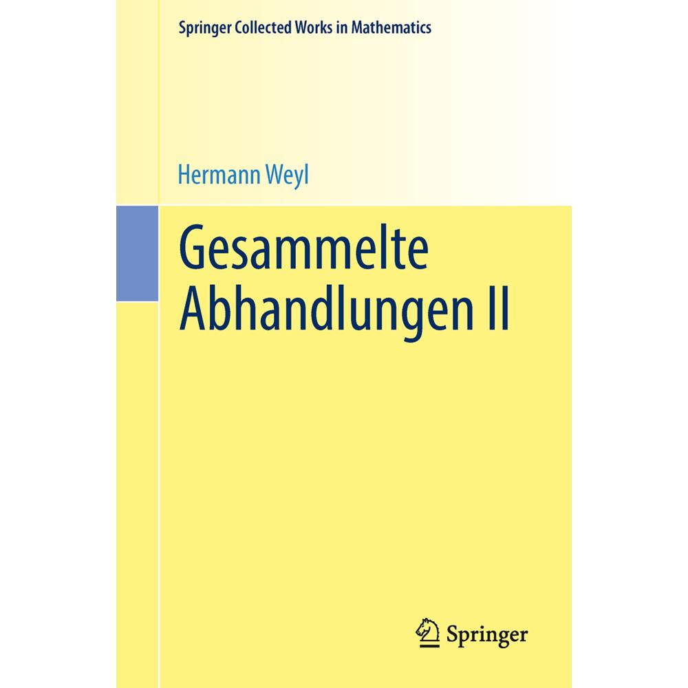 Gesammelte Abhandlungen II, Fachbücher