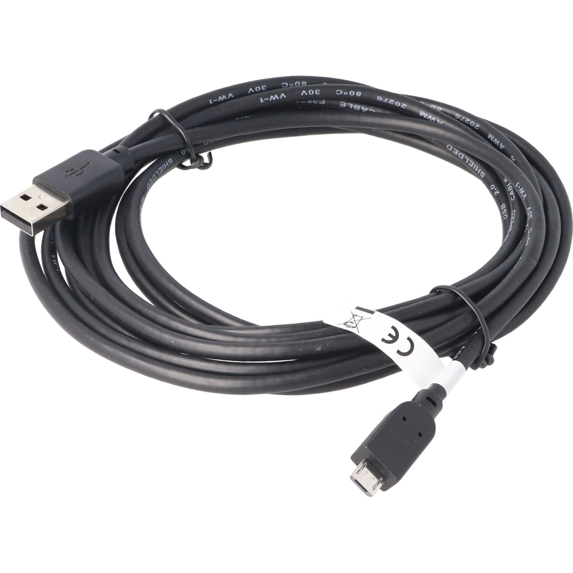 XCell USB 2.0 Hi-Speed Kabel 300cm A Stecker zu USB Micro B Stecker (3 m, USB 2.0), USB Kabel