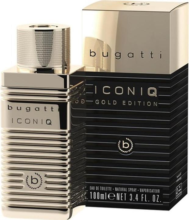 Actual product image Bugatti Iconiq Gold Edition Men's Perfume 100ml Eau De Toilette (Eau de toilette, 100 ml)