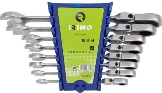 Actual product image Irimo Combination spanner set with flexible head, 8 pcs. 8-19 mm (10 mm, 11 mm, 12 mm, 13 mm, 14 mm, 15 mm, 16 mm, 17 mm, 18 mm, 19 mm, 8 mm, 9 mm)