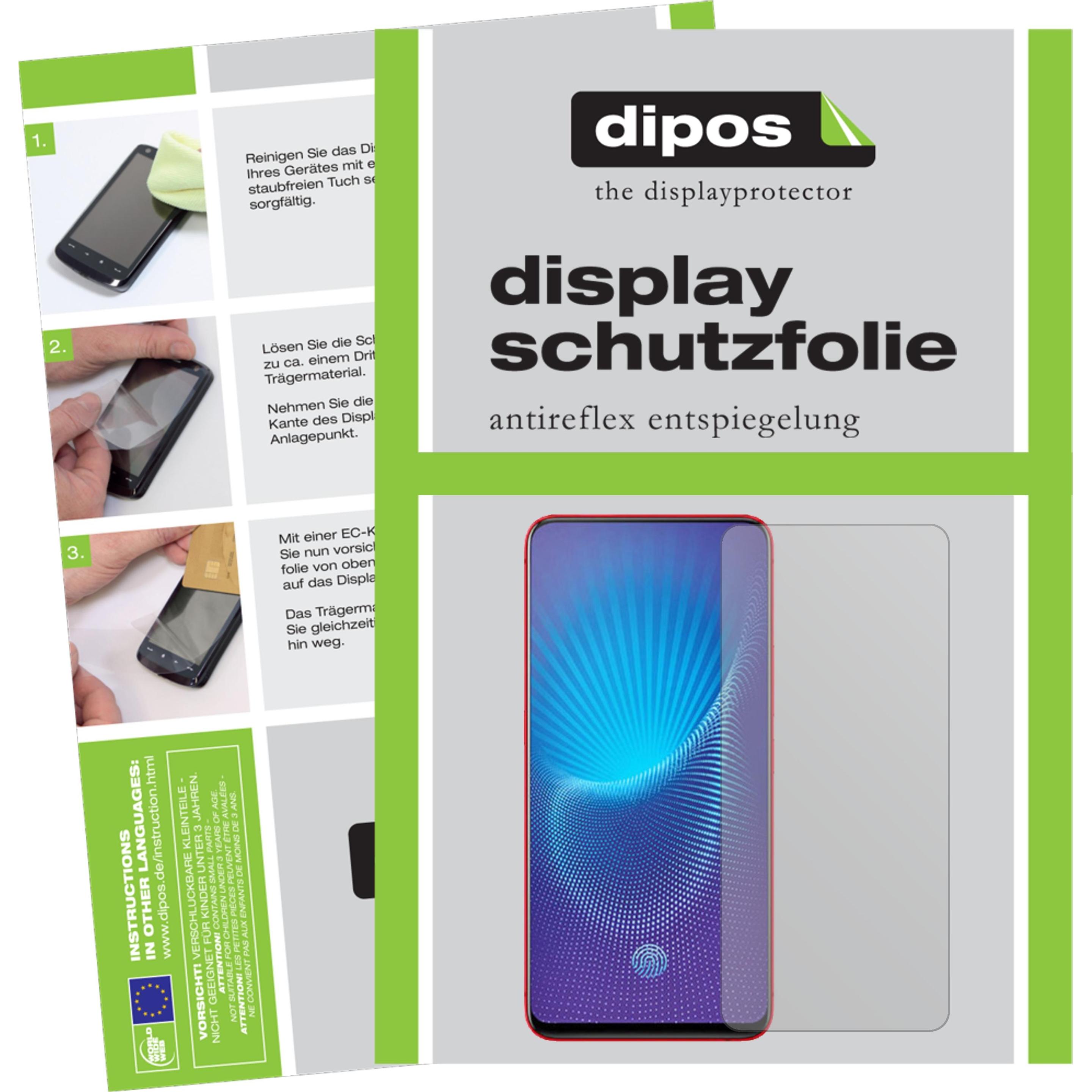 Dipos Displayschutzfolie Antireflex (1 Stück, Vivo Nex S), Smartphone Schutzfolie, Transparent