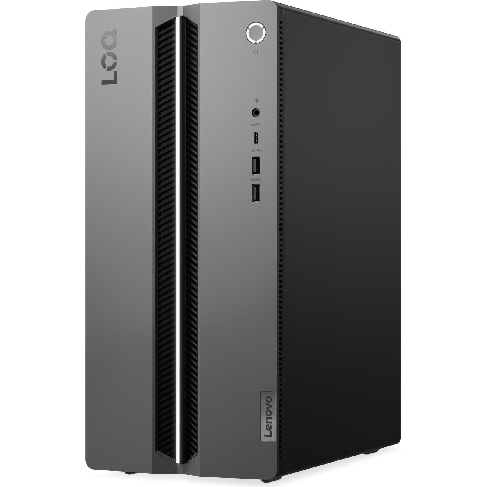 Lenovo LOQ Turm 17IRR9 (Intel Core i5-14400F, 16 GB, 1000 GB, GeForce RTX 4060), PC, Grau, Schwarz