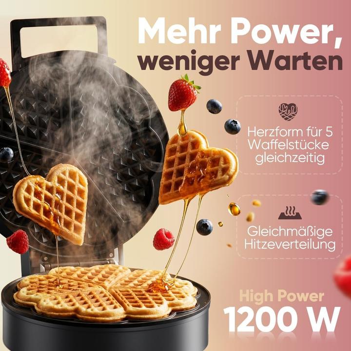 Image du produit Clatronic Waffeleisen Herzform
