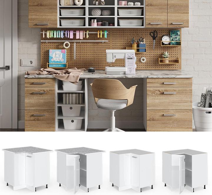 Produktbild Vicco Eckschrank für Haushaltsgegenstände R-Line
