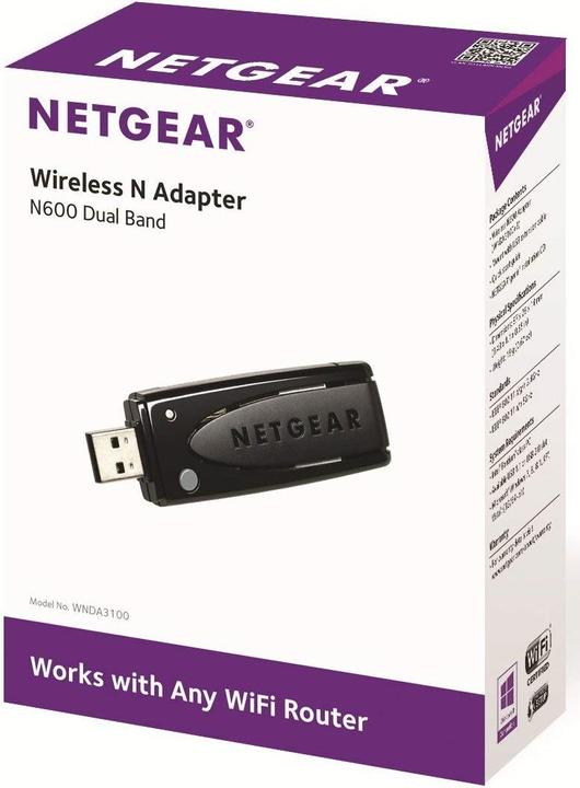 Actual product image Netgear WNDA3100-200PES RangeMax (USB 2.0)