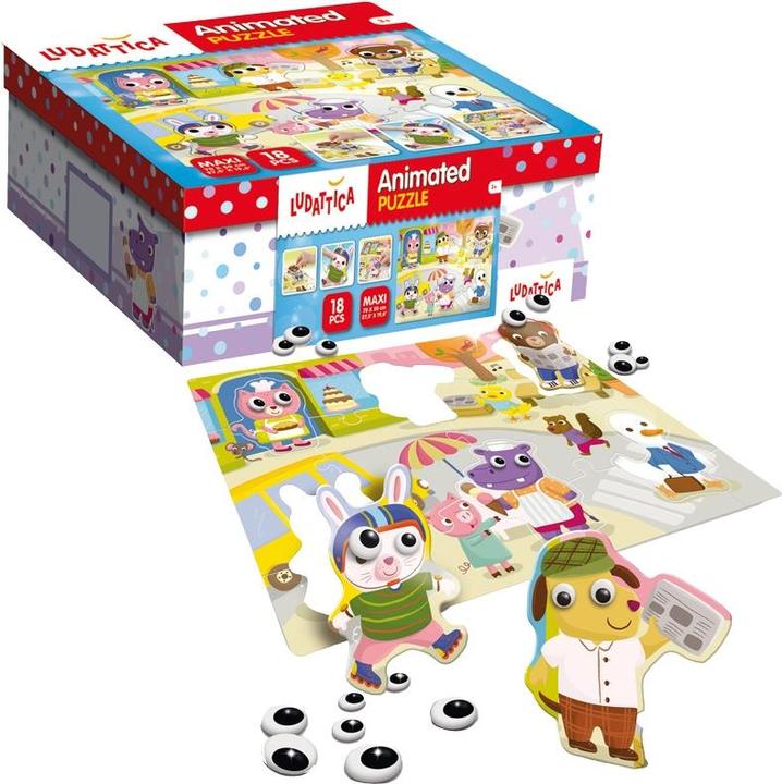 Produktbild Lisciani Animated 18pcs En Ville (18 Teile)