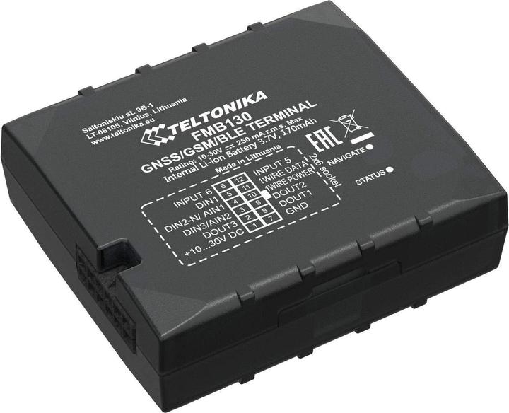 Teltonika FMB130 Tracker GPRS/GNSS con configurazione di ingresso flessibile Gestione della flotta