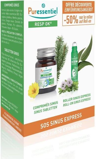 Produktbild Puressentiel Sinus Box Kapseln + Roll-on (1 Stück, Kapseln, 115 g)