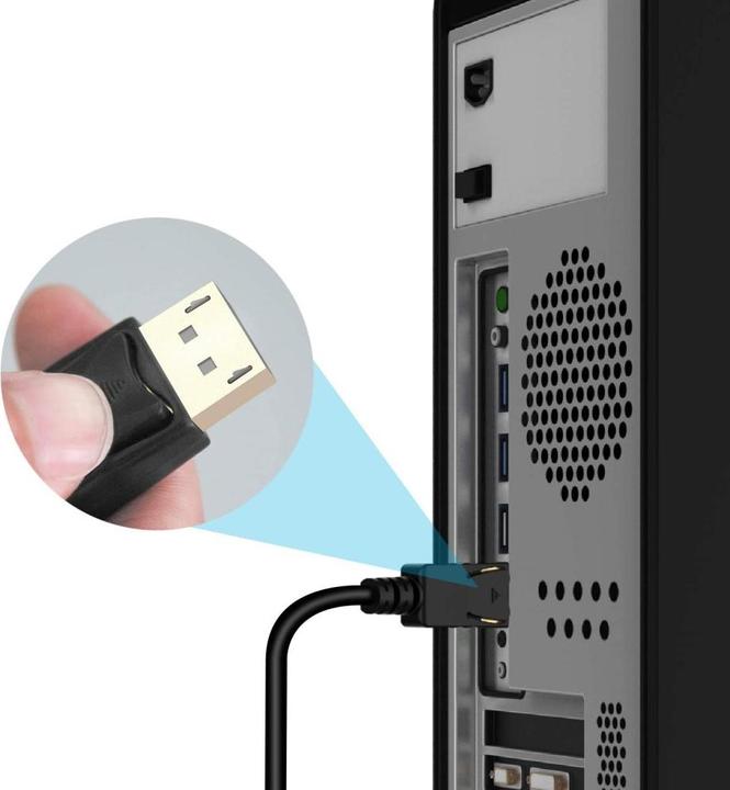 Produktbild Techly DisplayPort — HDMI (Typ A) (2 m, HDMI, DisplayPort, 1.4)
