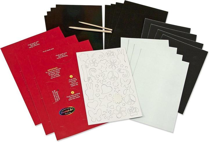 Actual product image Melissa & Doug Scratch Art Deluxe Combo