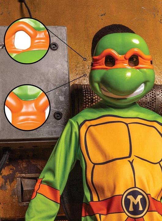 Actual product image Rubies Teenage Mutant Ninja Turtles – Michelangelo Maske für Kinder