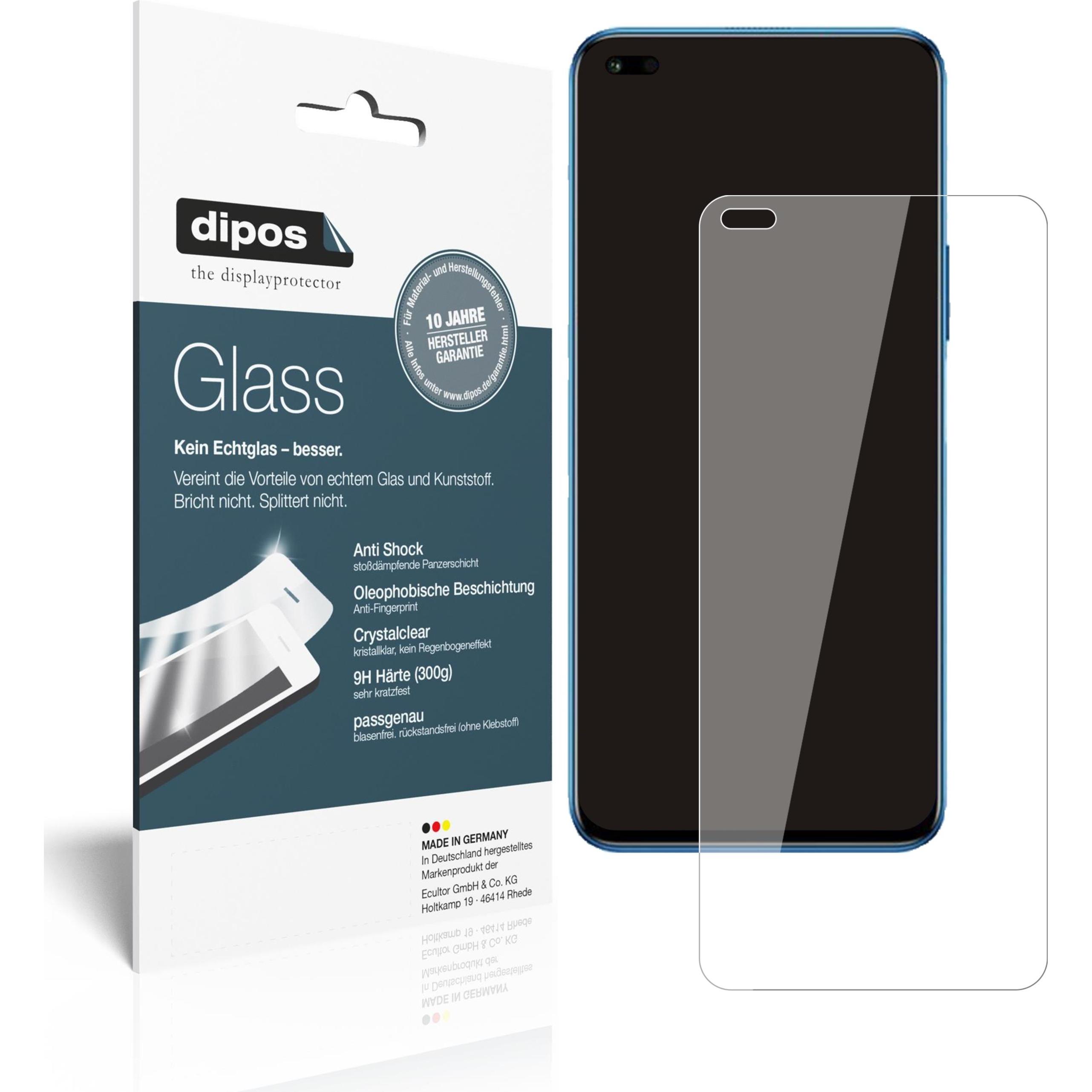 Dipos Displayschutz Anti-Shock (2 Stück, Honor Play5 Youth), Smartphone Schutzfolie, Transparent