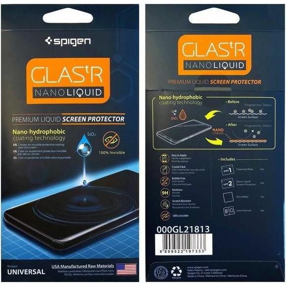 Thumbnail - Spigen Glas.tR Nano Liquid (1 Stück, Samsung Galaxy S9), Smartphone Schutzfolie, Transparent