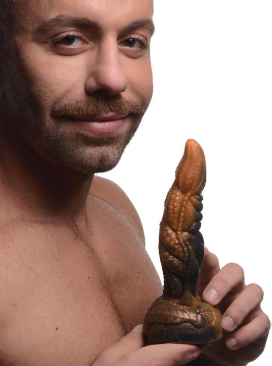 Actual product image Frisky Ravager Rippled Tentacle Silicone Dildo