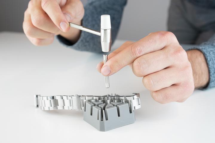 Actual product image Withings Metal bracelet, 20mm, Steel HR and ScanWatch, silver (20 mm, Stainless steel)