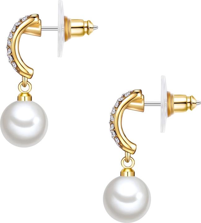 Image du produit Lulu & Jane Alliage métallique verre perle de culture or jaune - 33342 (Alliage métallique)