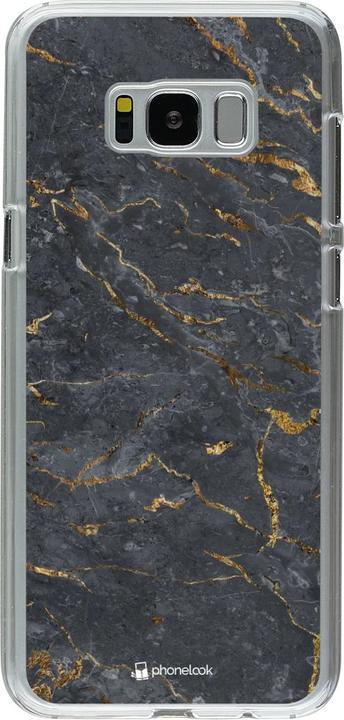 Produktbild PhoneLook Hülle transparent Grey Gold Marble (Samsung Galaxy S8+)